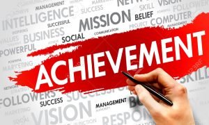 Achievement word cloud, business concept causes of teenage stress